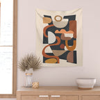 Modern Abstract Art 45 Wall Tapestry Gallery Image 2