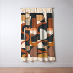 Modern Abstract Art 45 Window Curtain Gallery Image 3