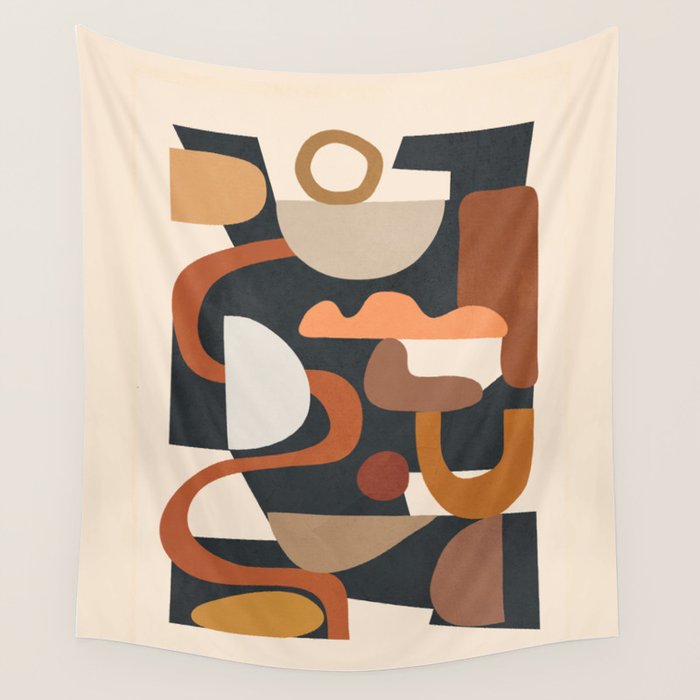 Modern Abstract Art 45 Wall Tapestry Gallery Image 4