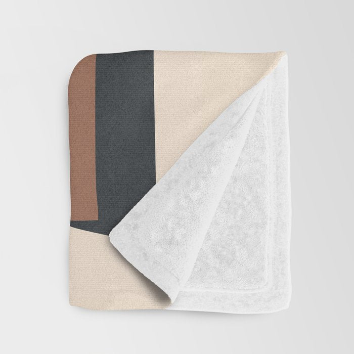 Modern Abstract Art 45 Throw Blanket Gallery Image 3