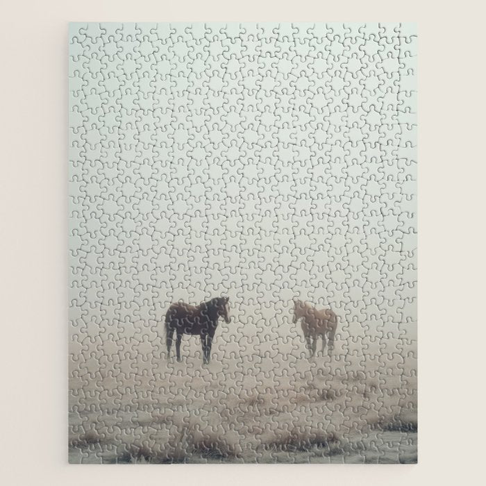 Horses in the Mist I Jigsaw Puzzle Gallery Image 1