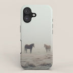 Horses in the Mist I iPhone Case Gallery Image 1