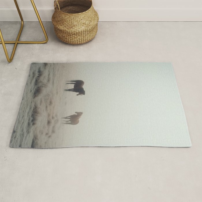 Horses in the Mist I Rug Gallery Image 1