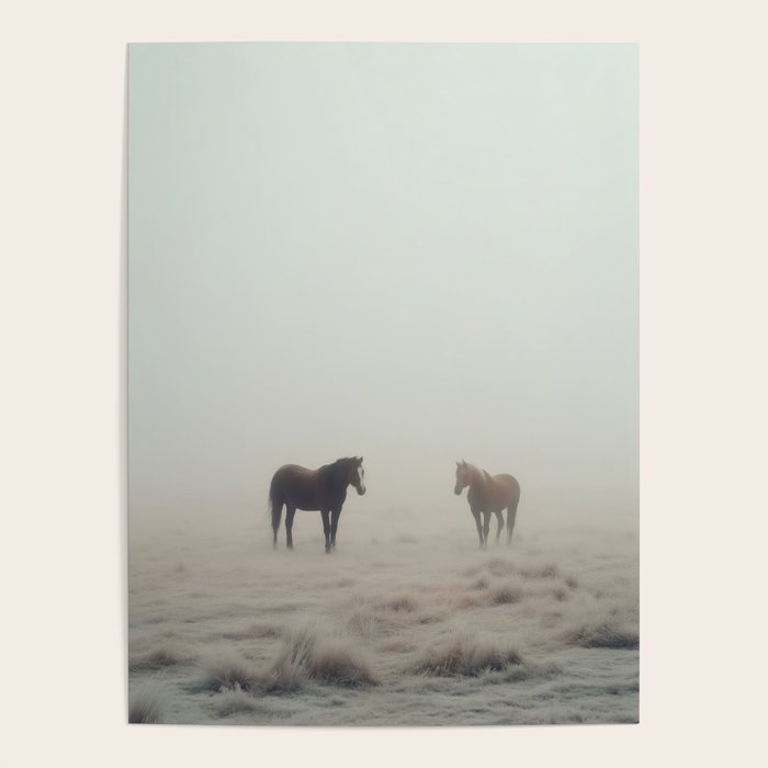 Horses in the Mist I Poster Gallery Image 4