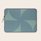 Bauhaus Mid Century Modern Geometric V Laptop Sleeve Gallery Image 1