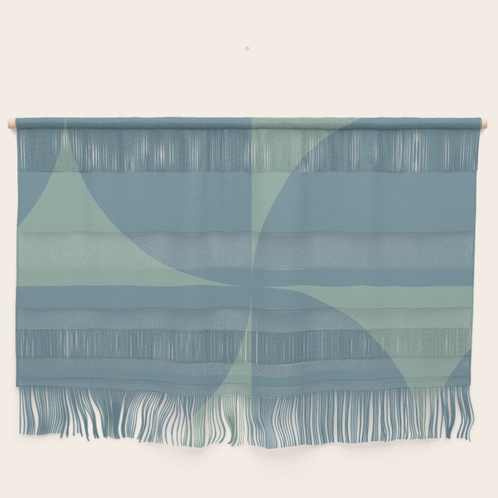 Bauhaus Mid Century Modern Geometric V Wall Hanging Gallery Image 1