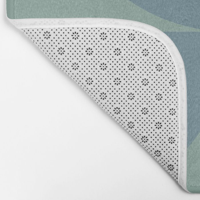 Bauhaus Mid Century Modern Geometric V Bath Mat Gallery Image 2
