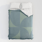 Bauhaus Mid Century Modern Geometric V Duvet Cover Gallery Image 6