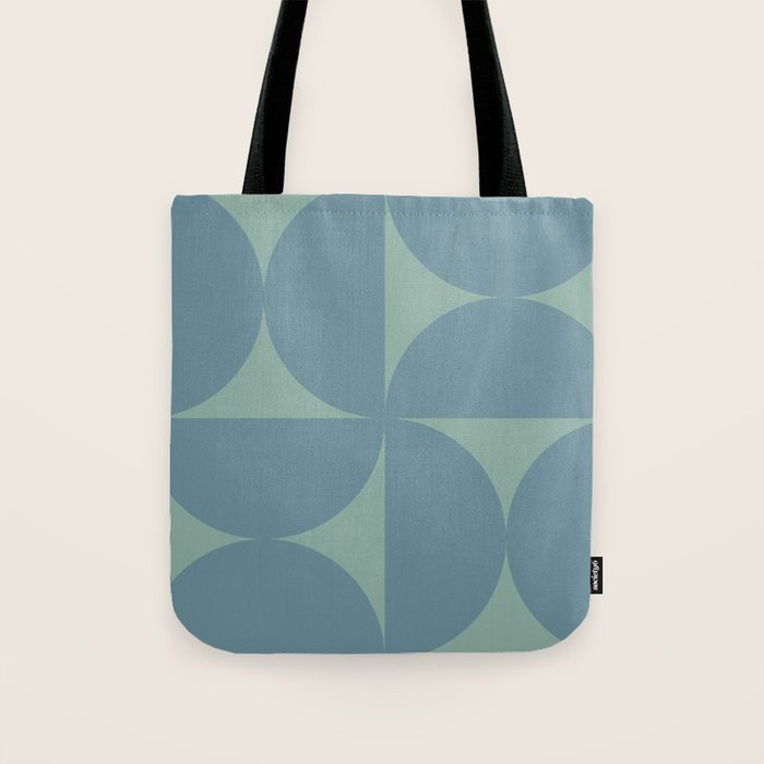 Bauhaus Mid Century Modern Geometric V Tote Bag Gallery Image 1