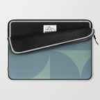 Bauhaus Mid Century Modern Geometric V Laptop Sleeve Gallery Image 2