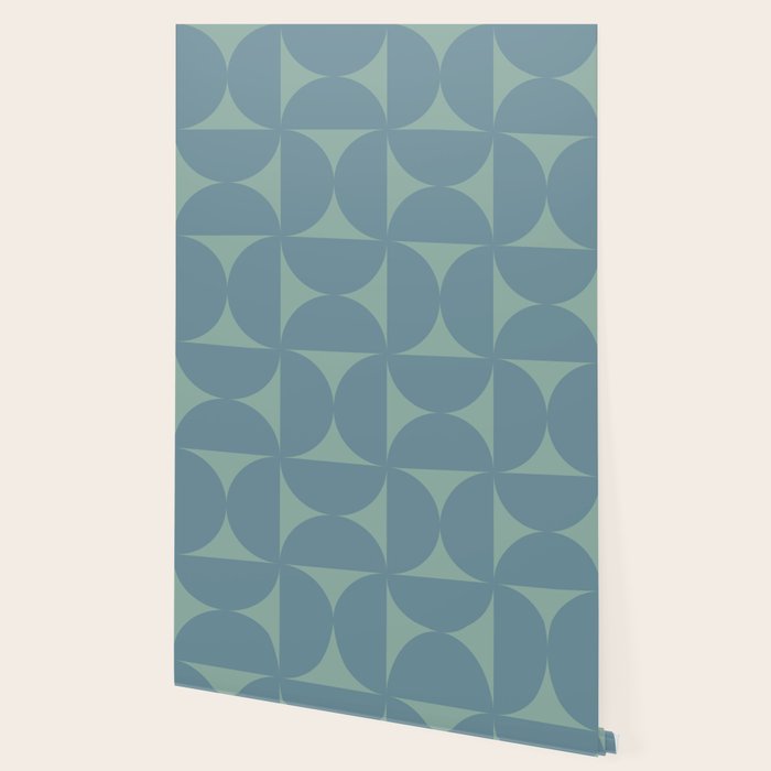 Bauhaus Mid Century Modern Geometric V Wallpaper Gallery Image 2