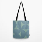Bauhaus Mid Century Modern Geometric V Tote Bag Gallery Image 2