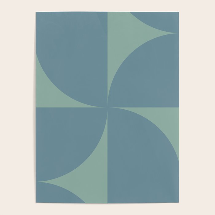 Bauhaus Mid Century Modern Geometric V Poster Gallery Image 4