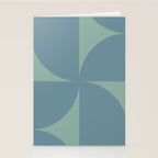 Bauhaus Mid Century Modern Geometric V Stationery Card Gallery Image 2