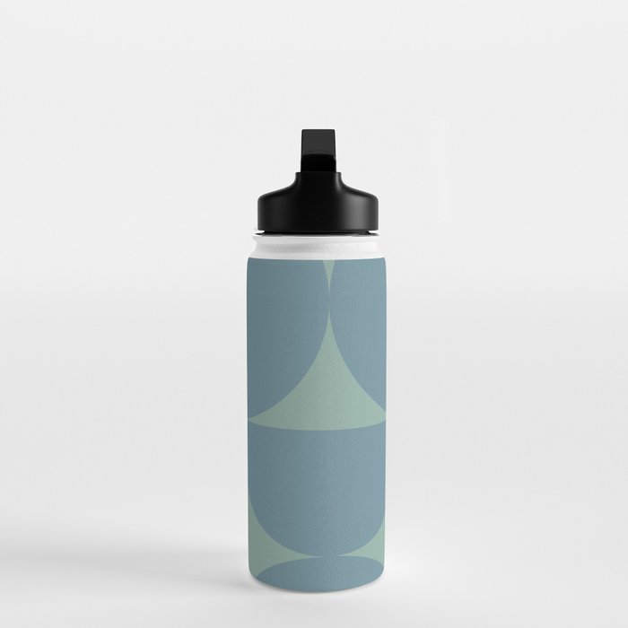 Bauhaus Mid Century Modern Geometric V Water Bottle Gallery Image 3