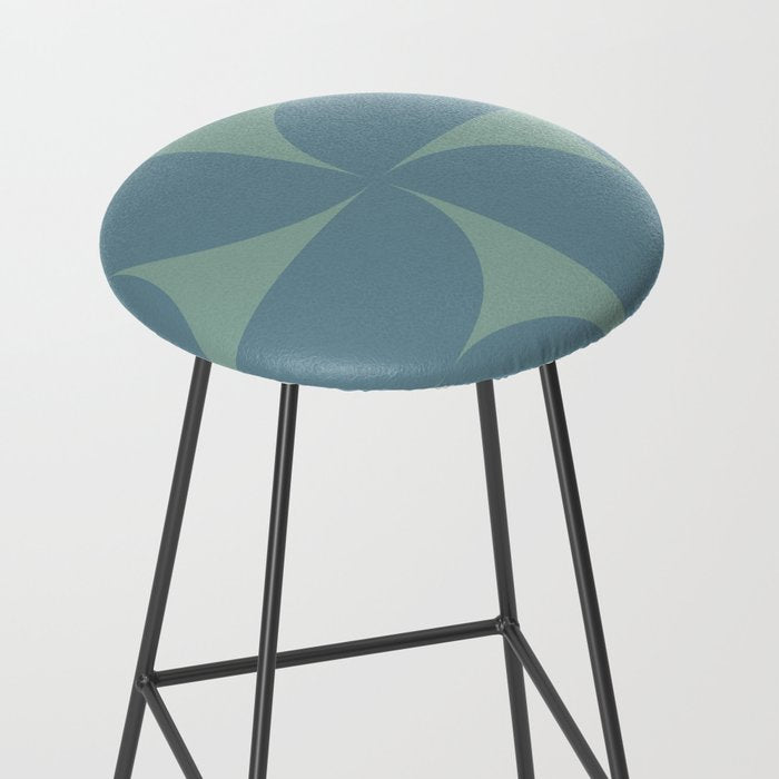 Bauhaus Mid Century Modern Geometric V Stool Gallery Image 2