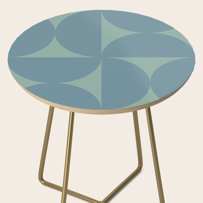 Bauhaus Mid Century Modern Geometric V Side Table Gallery Image 2