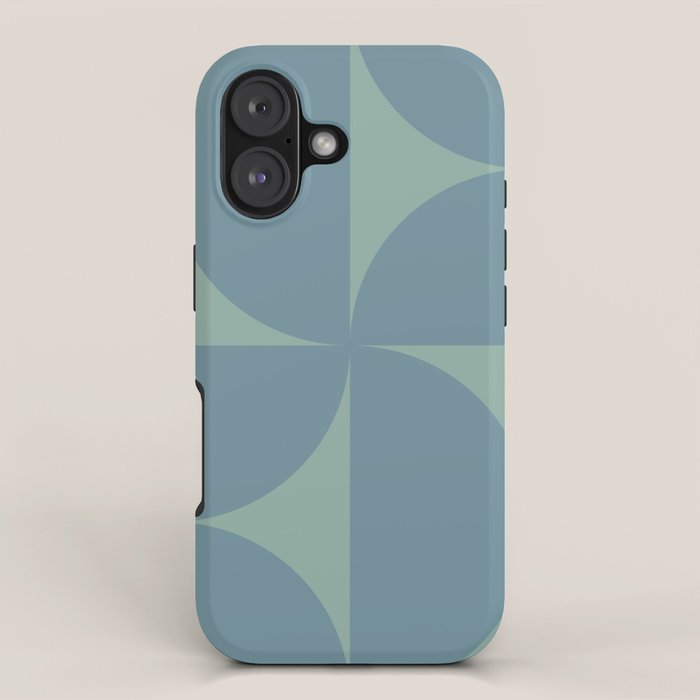 Bauhaus Mid Century Modern Geometric V iPhone Case Gallery Image 1