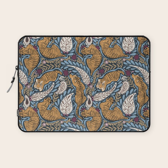 Exotic Tiger Oasis Dark Laptop Sleeve Gallery Image 1