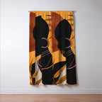 Tropical Girl 35 Window Curtain Gallery Image 3