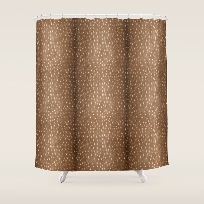 Deer Hide Shower Curtain Gallery Image 1
