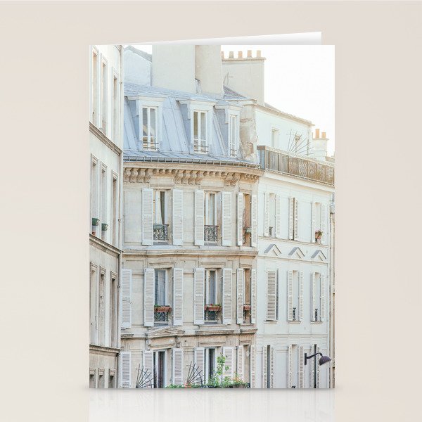 Montmartre Sunrise - Paris Travel Photography Stationery Card Gallery Image 1