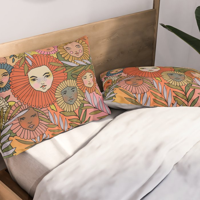 Rainbow In The Fernbed Pillow Sham Gallery Image 2