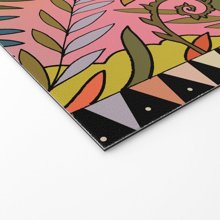 Rainbow In The Fernbed Welcome Mat Gallery Image 2