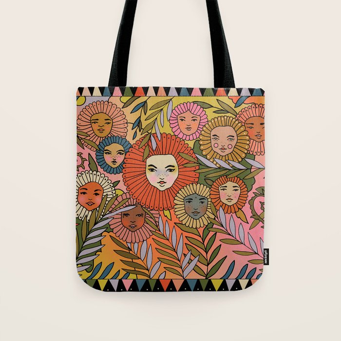 Rainbow In The Fernbed Tote Bag Gallery Image 1