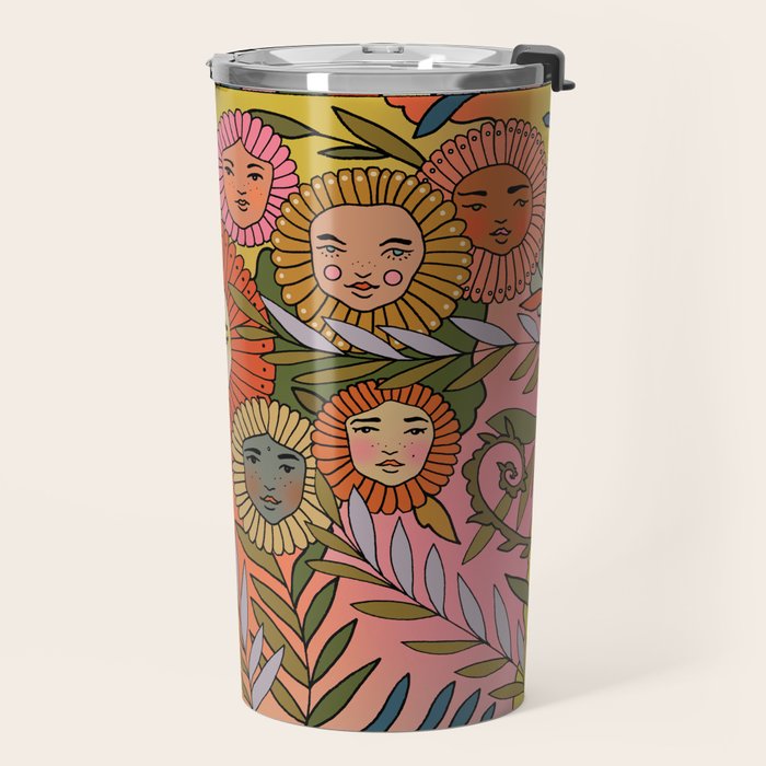Rainbow In The Fernbed Travel Mug Gallery Image 2