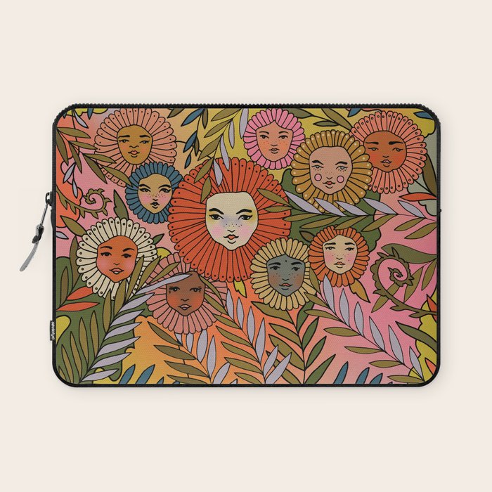 Rainbow In The Fernbed Laptop Sleeve Gallery Image 1