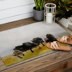 Group of Trees Outdoor Rug Gallery Image 2