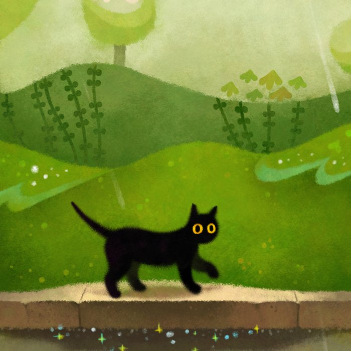 Kitty on a rainy day Coffee Mug Gallery Image 2