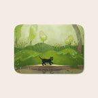 Kitty on a rainy day Bath Mat Gallery Image 1