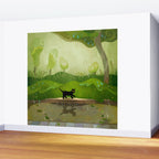 Kitty on a rainy day Wall Mural Gallery Image 2