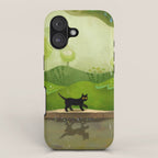 Kitty on a rainy day iPhone Case Gallery Image 1