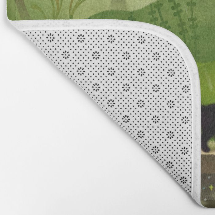 Kitty on a rainy day Bath Mat Gallery Image 2