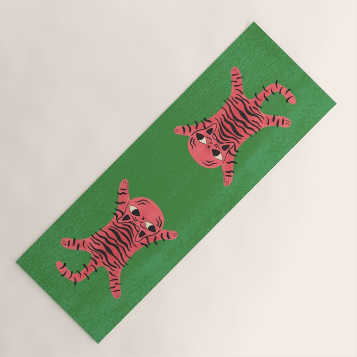 Silly Cat Rug Yoga Mat Gallery Image 1