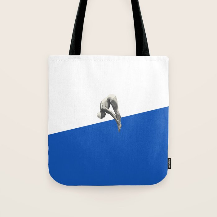 Diver (blue) Tote Bag Gallery Image 1