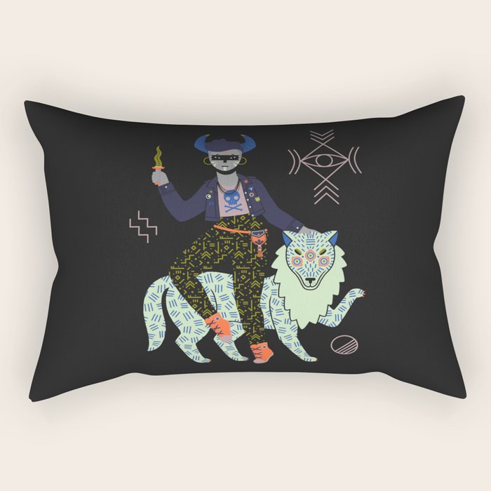 Witch Series: Demon Rectangular Pillow Gallery Image 2