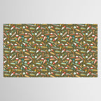 Fishing Lures Green Tablecloth Gallery Image 2