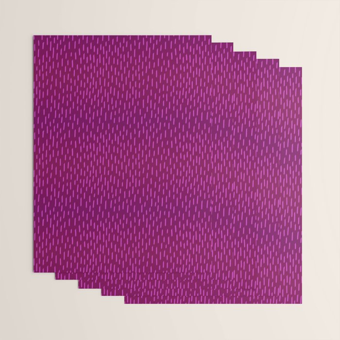 Magenta Dash Wrapping Paper Gallery Image 3