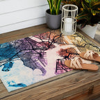 Boston Massachusetts Street Map Outdoor Rug Gallery Image 2