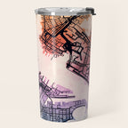 Boston Massachusetts Street Map Travel Mug Gallery Image 2