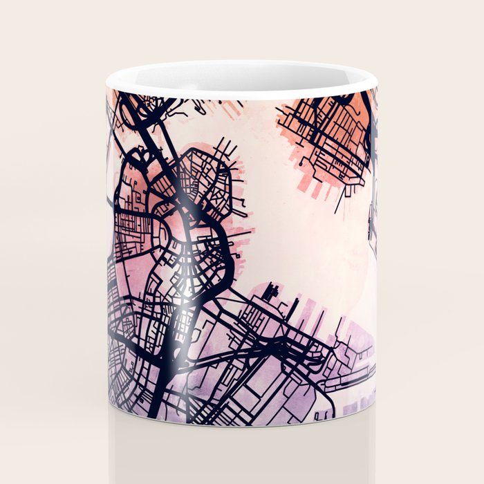 Boston Massachusetts Street Map Coffee Mug Gallery Image 4