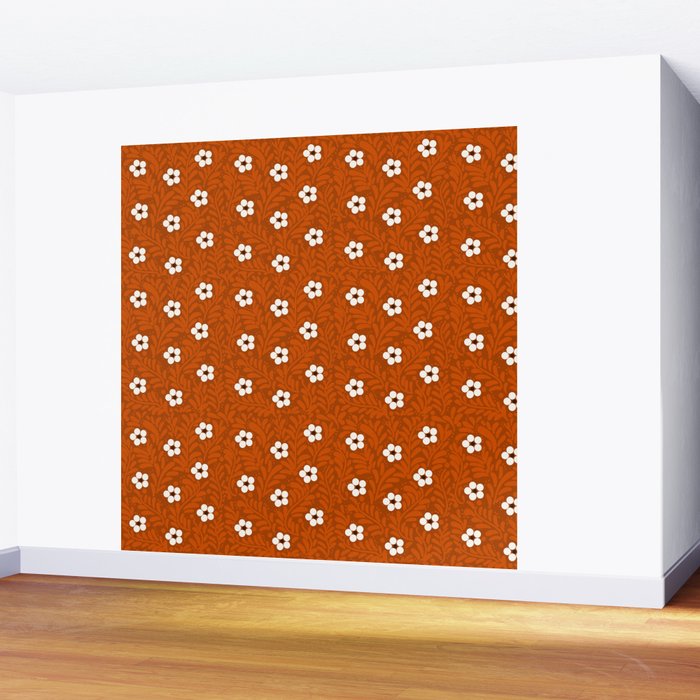 Mexican Olla Clay Orange Pottery  Mexican Modern Design Wall Mural Gallery Image 2