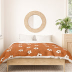 Mexican Olla Clay Orange Pottery  Mexican Modern Design Duvet Cover Gallery Image 3
