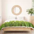 Close Up Of Green Blades Of Grass Duvet Cover Gallery Image 3