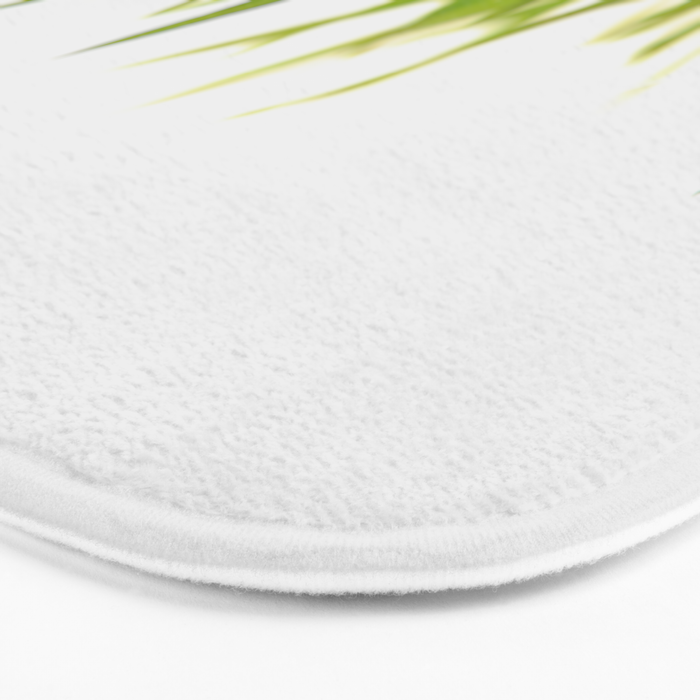 Close Up Of Green Blades Of Grass Bath Mat Gallery Image 3