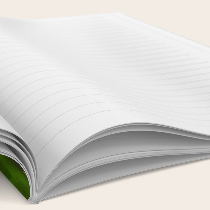 Close Up Of Green Blades Of Grass Notebook Gallery Image 2